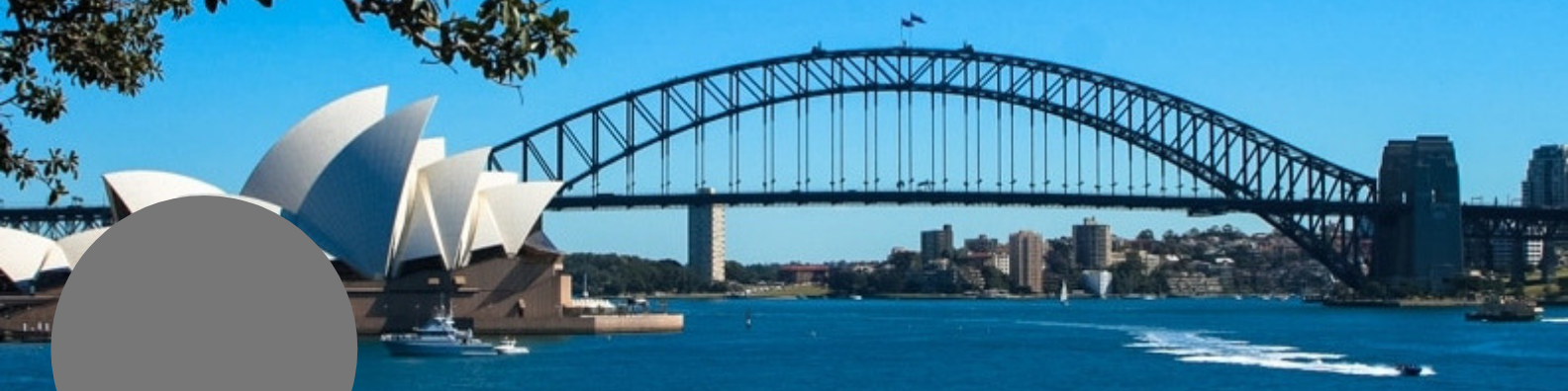 Sydney harbour LinkedIn background photo